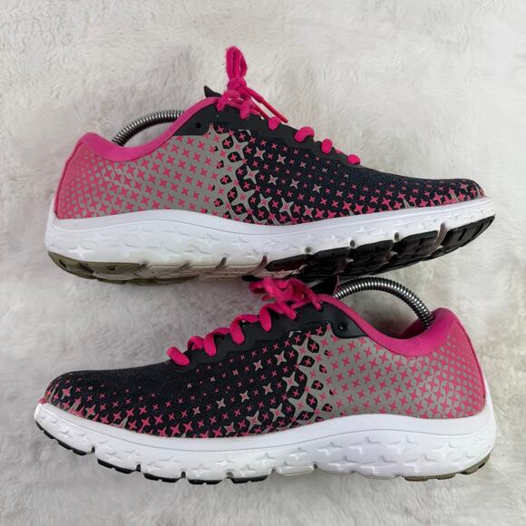 Brooks PureFlow 5 Womens sz 9.5 1202071B688 Trail Running Shoe Black / Pink EUC - Picture 4 of 9
